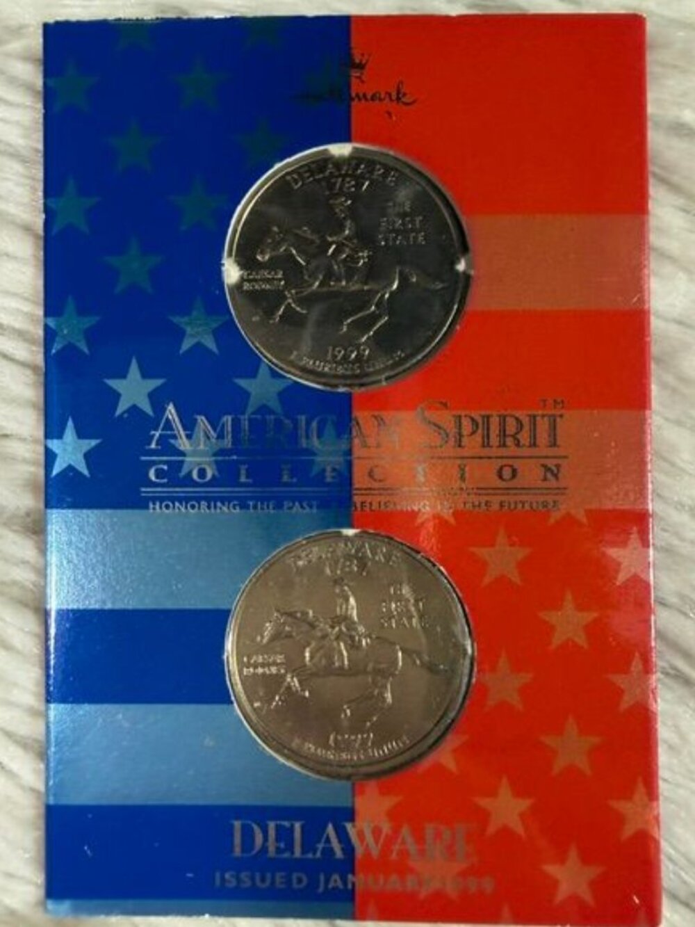 Vintage Hallmark DELAWARE American Spirit Collection Quarter Dollars